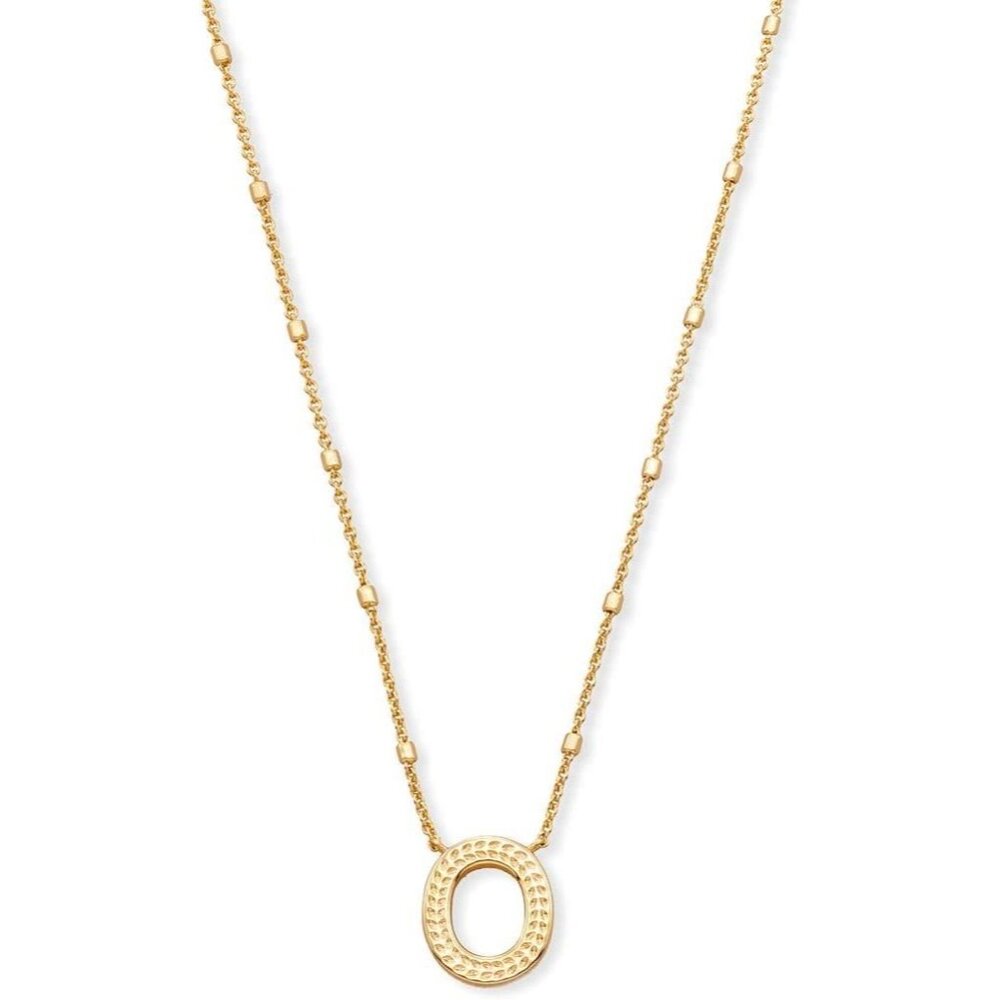 Letters N pendant necklace for women fashion jewelry 14k gold plated brass